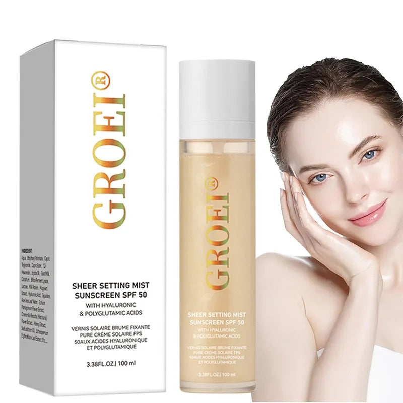 Facial Sunscreen Spray Strong Moisturizing Rapid Absorption Refreshing Not Sticky Isolate Uv Anti Oxidation Body Sunblock Spray