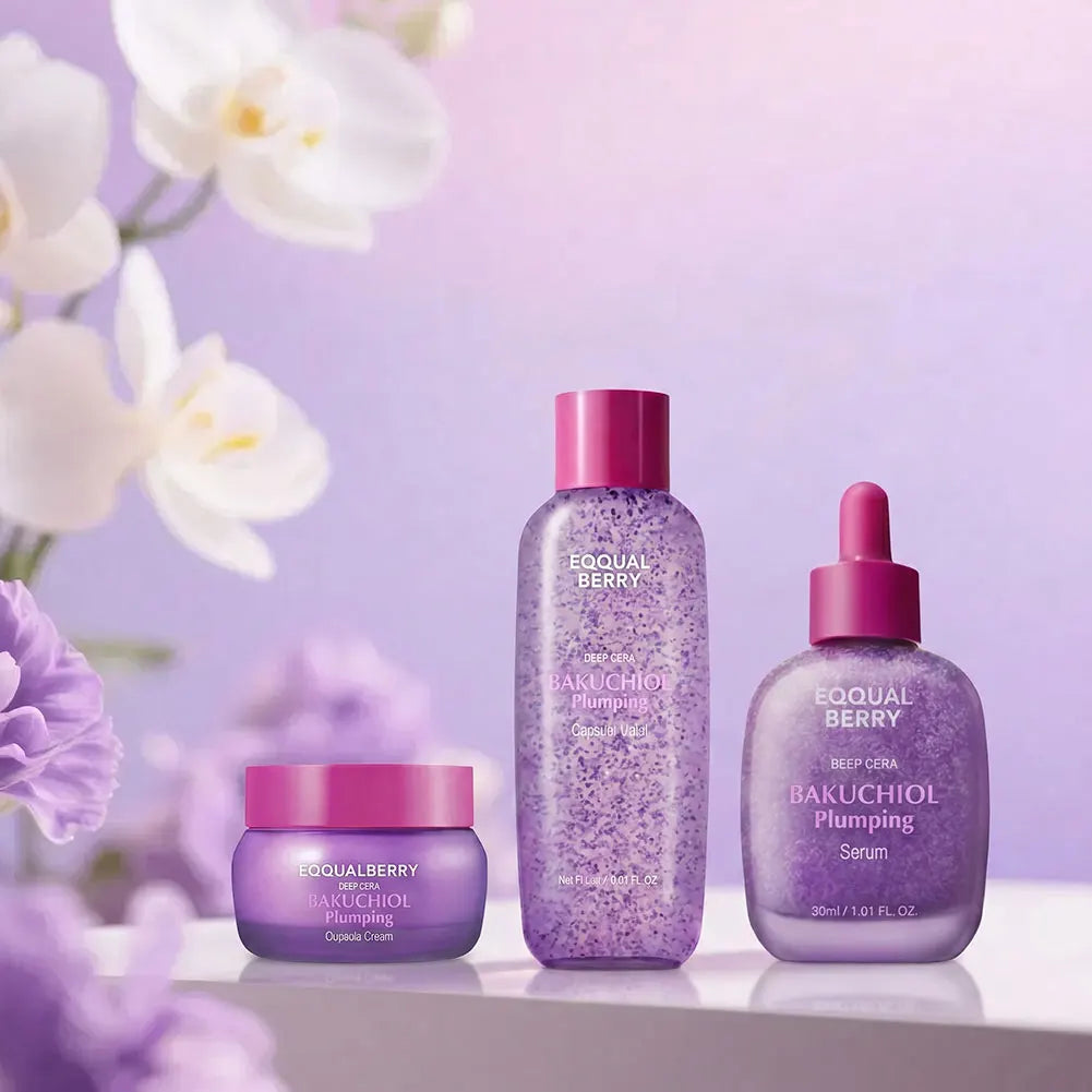 EQQUALBERRY PDRN+Korean Skin Care Essence Moisturizing Lotion Moisturizing Face Cream Care Set For Sensitive Skin