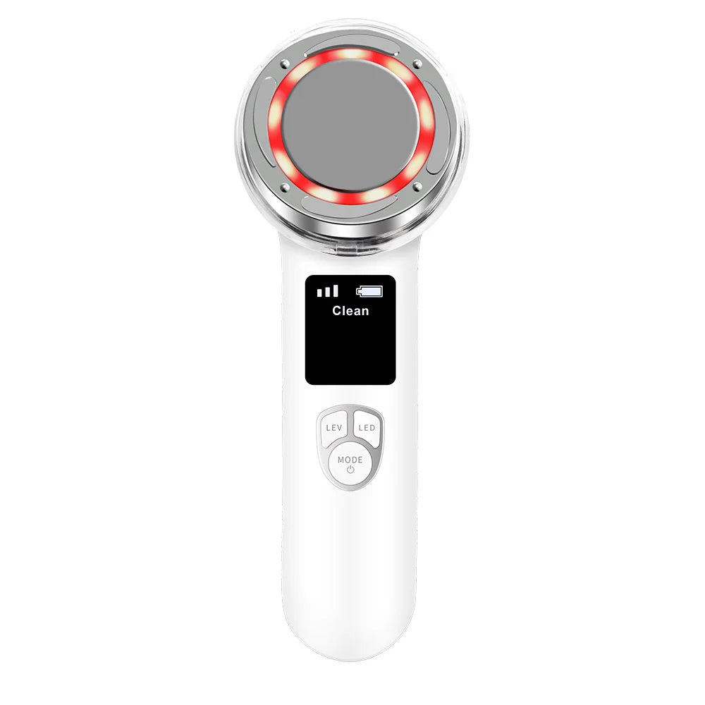 4-in-1 Skin Care Device with Deep Cleaning Cooling Therapy Warm Massage And Nutrient Delivery Modes Easy to Use Digital Screen