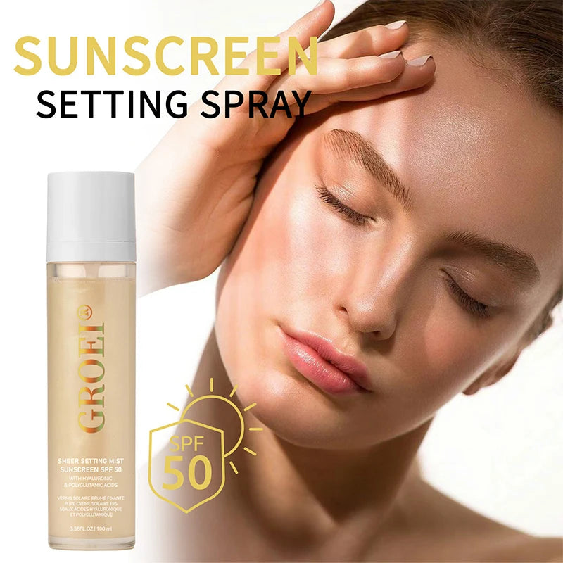 Facial Sunscreen Spray Strong Moisturizing Rapid Absorption Refreshing Not Sticky Isolate Uv Anti Oxidation Body Sunblock Spray