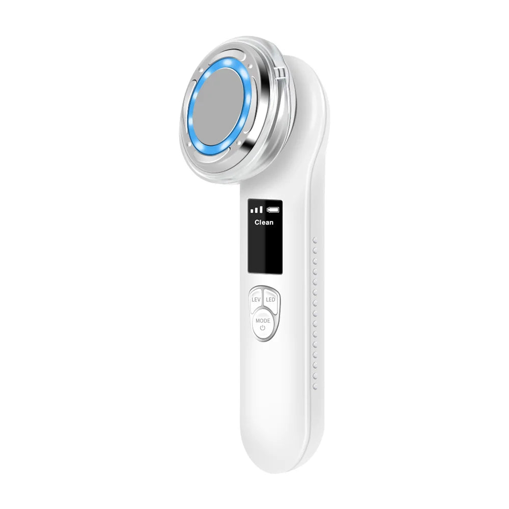 4-in-1 Skin Care Device with Deep Cleaning Cooling Therapy Warm Massage And Nutrient Delivery Modes Easy to Use Digital Screen