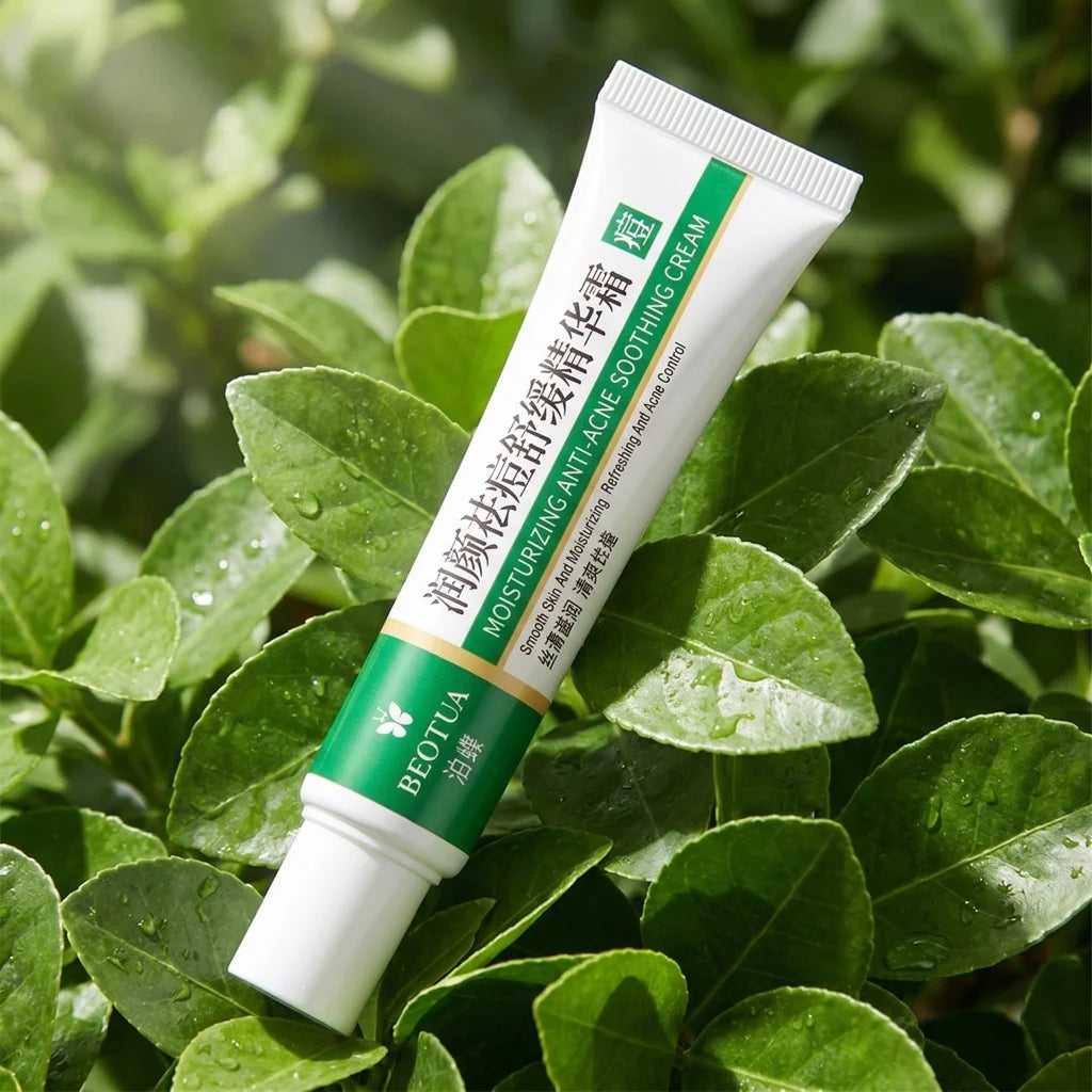 Skin Soothing Cream Moisturizing Refreshing Oil Control Facial Care Cream for Blemish Rough Uneven Breakout Skin
