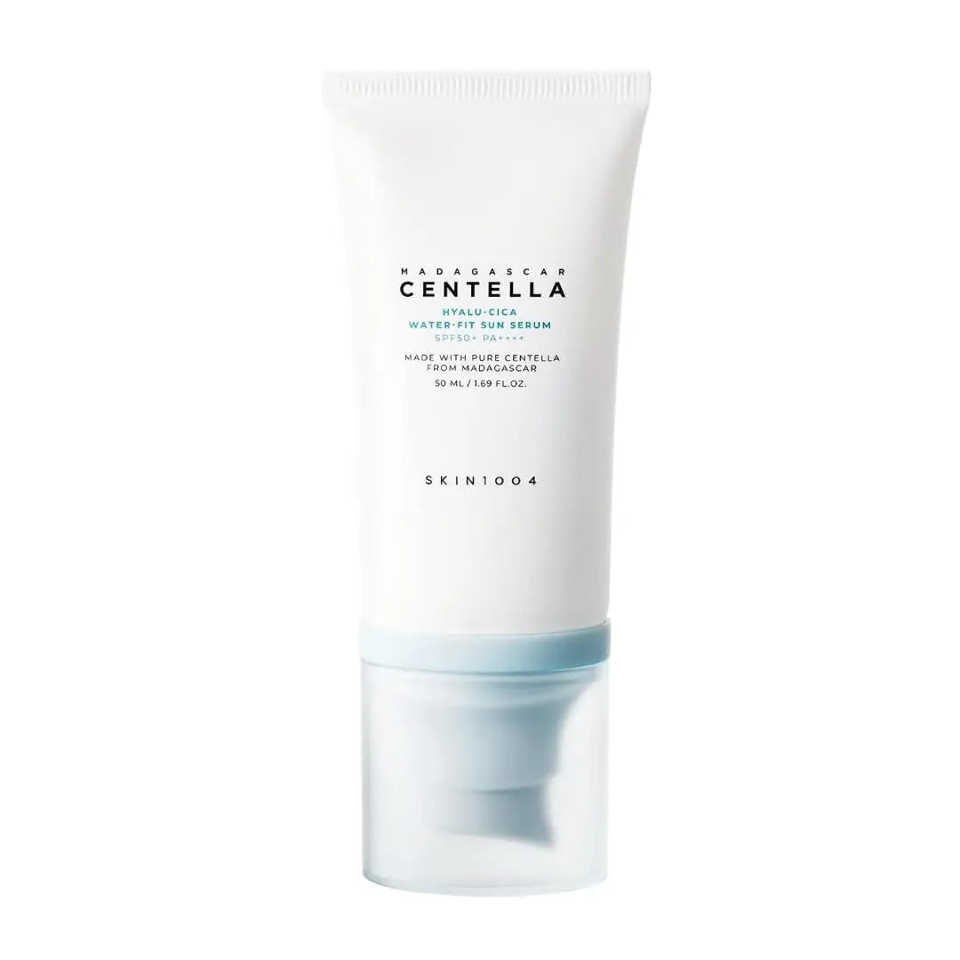 Korean Skincare Centella Sun Serum SPF50+ - Hyaluronic Acid UV Protection, Sensitive Skin