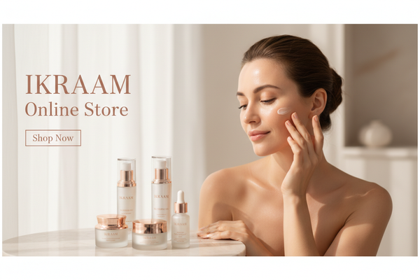 IKRAAM Luxury Skincare Banner